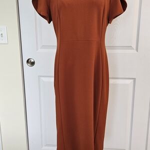Calvin Klein Rust Midi Dress